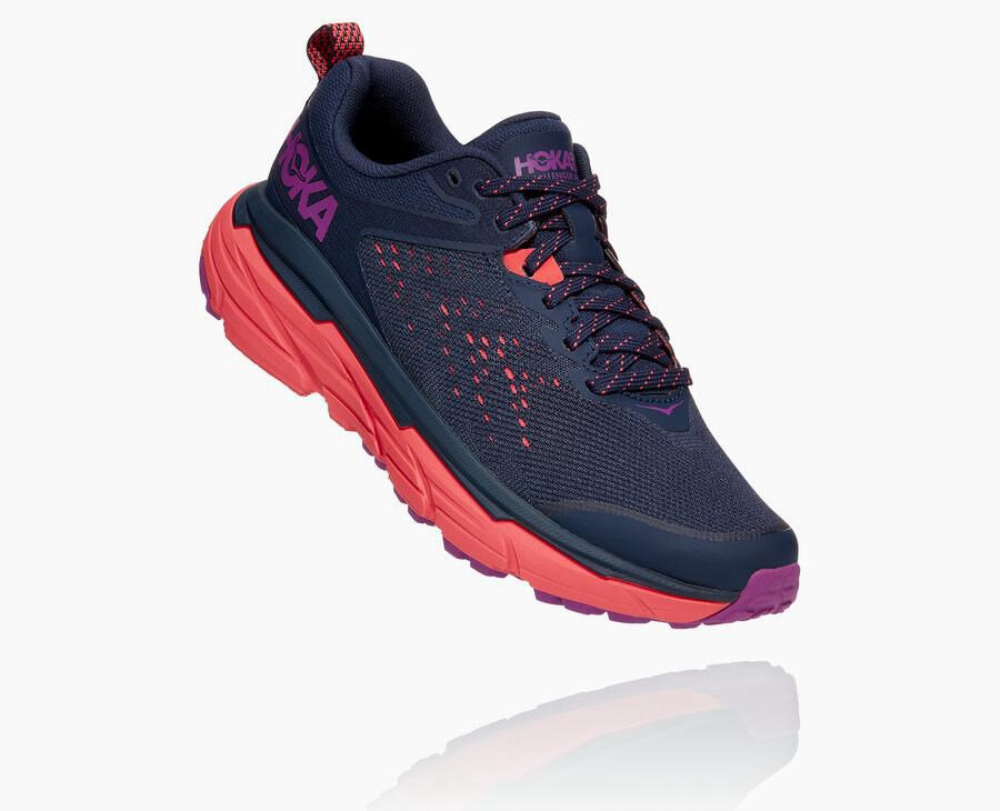 Hoka One One Trainers Womens Navy - Challenger ATR 6 - 89741EIJO